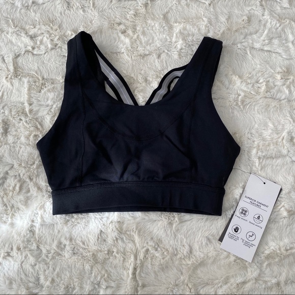 Glyder Black Incline Sports Bra Jazzercise XS NWT - Picture 3 of 5